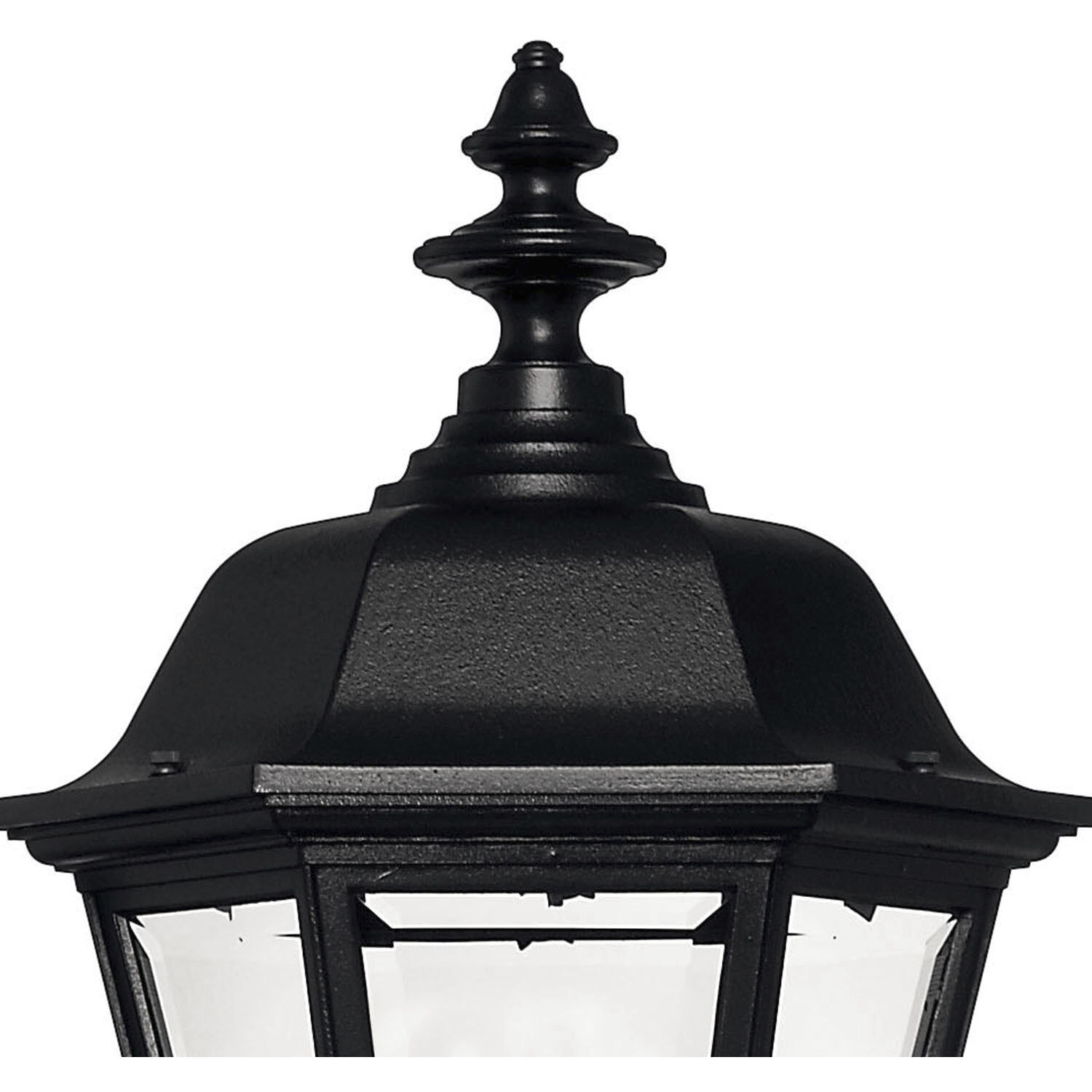 Estate Series Manor House 4 Light 27.5 inch Black Outdoor Post Mount Lantern