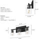 Kerrison 3 Light 21 inch Natural Black Iron Vanity Light Wall Light