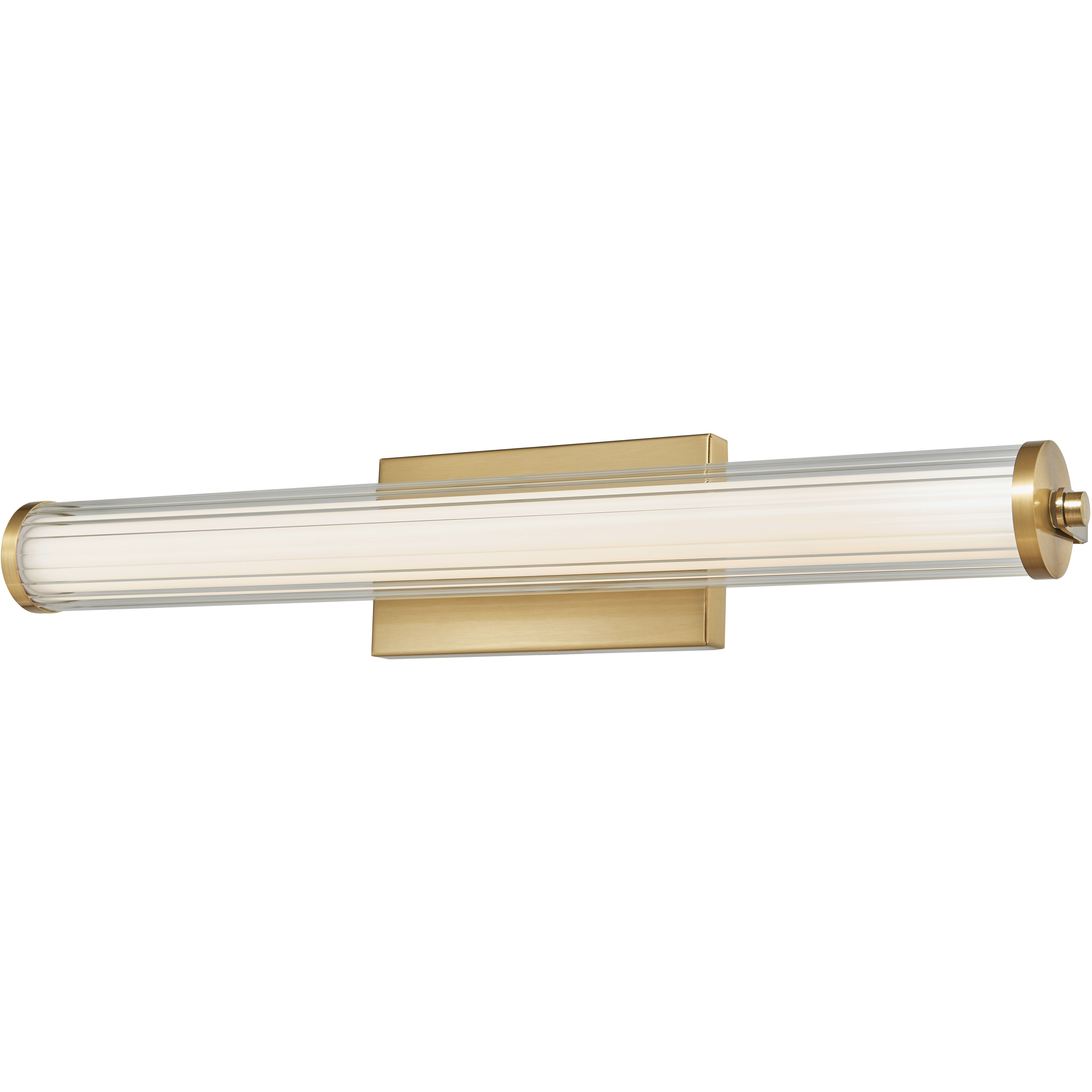 Macie LED 24 inch Brushed Brass Bath Vanity Light Wall Light