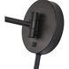 Weavington 15.5 inch 40 watt Bronze Swing Arm Wall Lamp Wall Light