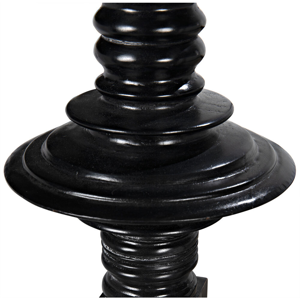 Ferret Hand Rubbed Black Bed, California King