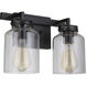 Foxwood 2 Light 12.88 inch Bathroom Vanity Light