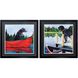 Animals Collection Red Framed Art