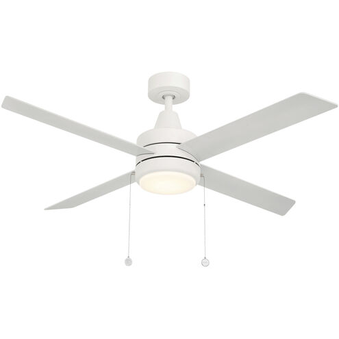 Quade 52 inch Matte White Downrod Ceiling Fan