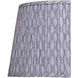 Plume Blue and Ivory 16 inch Lamp Shade