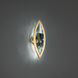 Signature Marchesa LED 4 inch Aged Brass ADA Wall Sconce Wall Light
