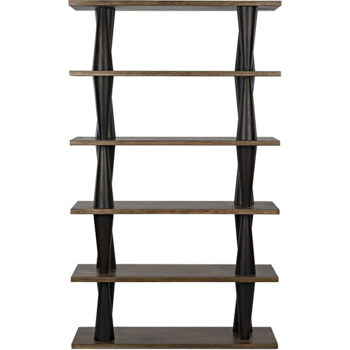 Mood Dark Walnut Bookcase