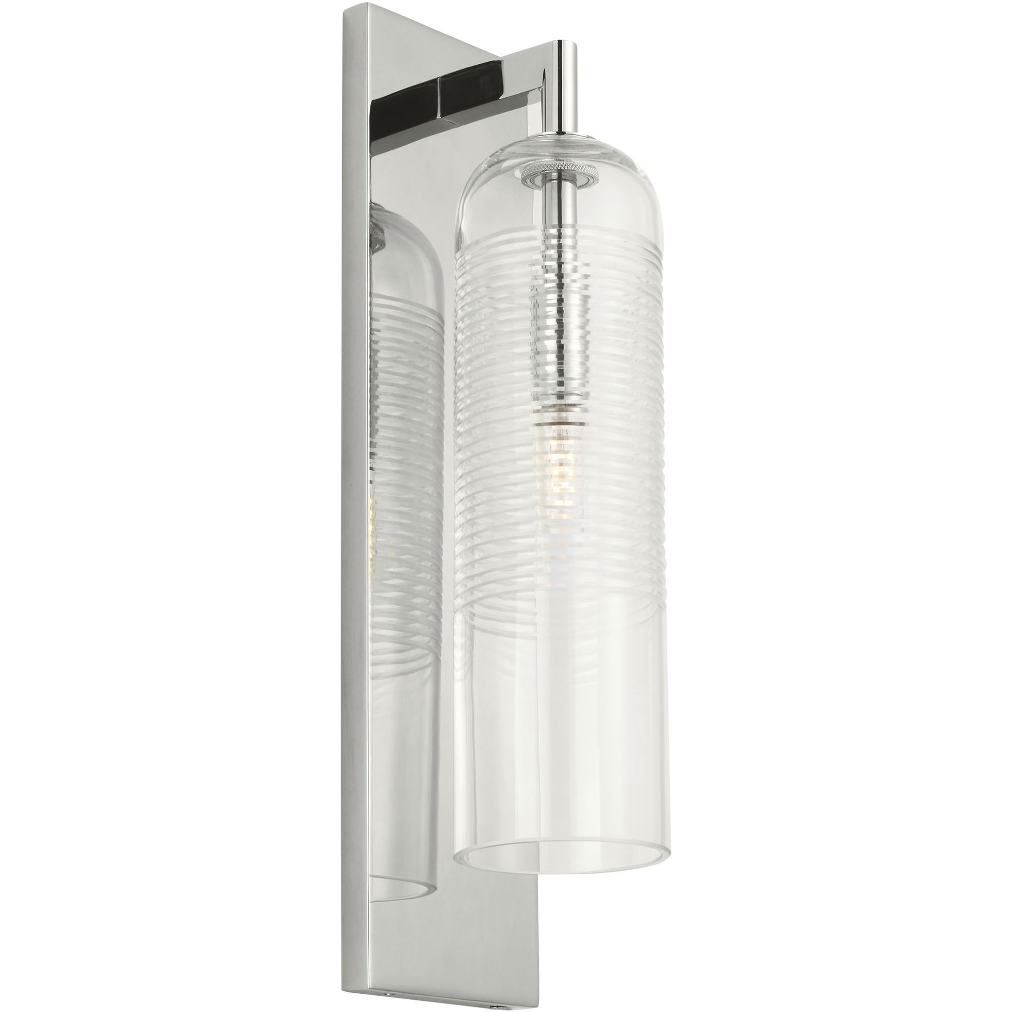 Sean Lavin Leano Sconce Wall Light in Polished Nickel