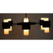 Socrates 12 Light 62 inch Matte Black Chandelier Ceiling Light