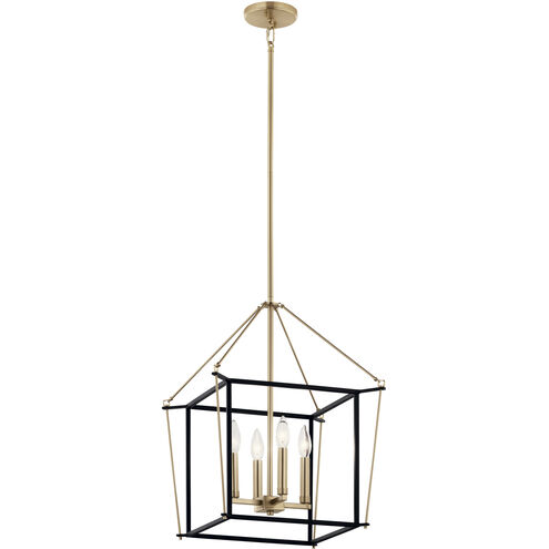 Eisley 4 Light 16 inch Champagne Bronze Foyer Pendant Ceiling Light