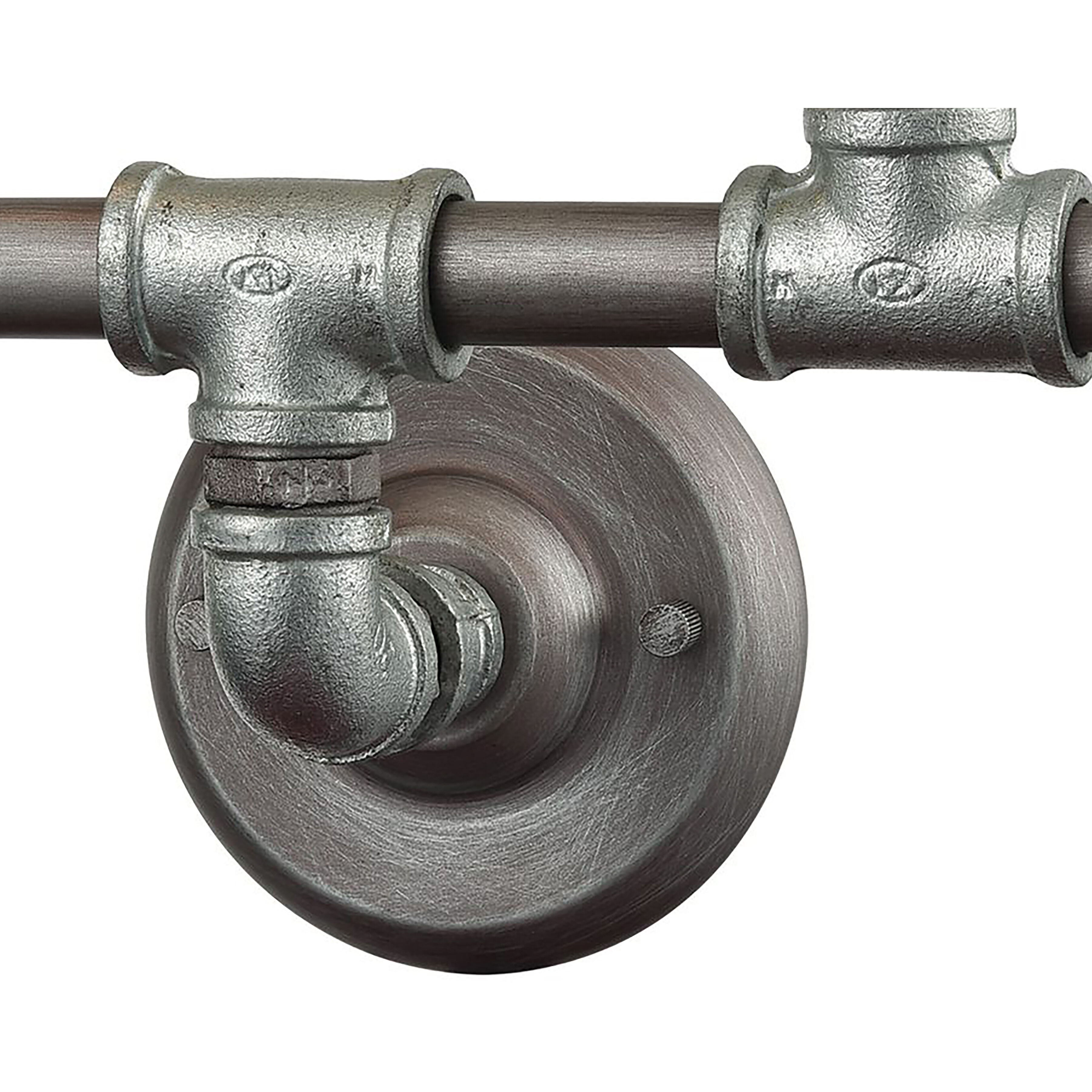 Cast Iron Pipe Vanity Light Wall Light