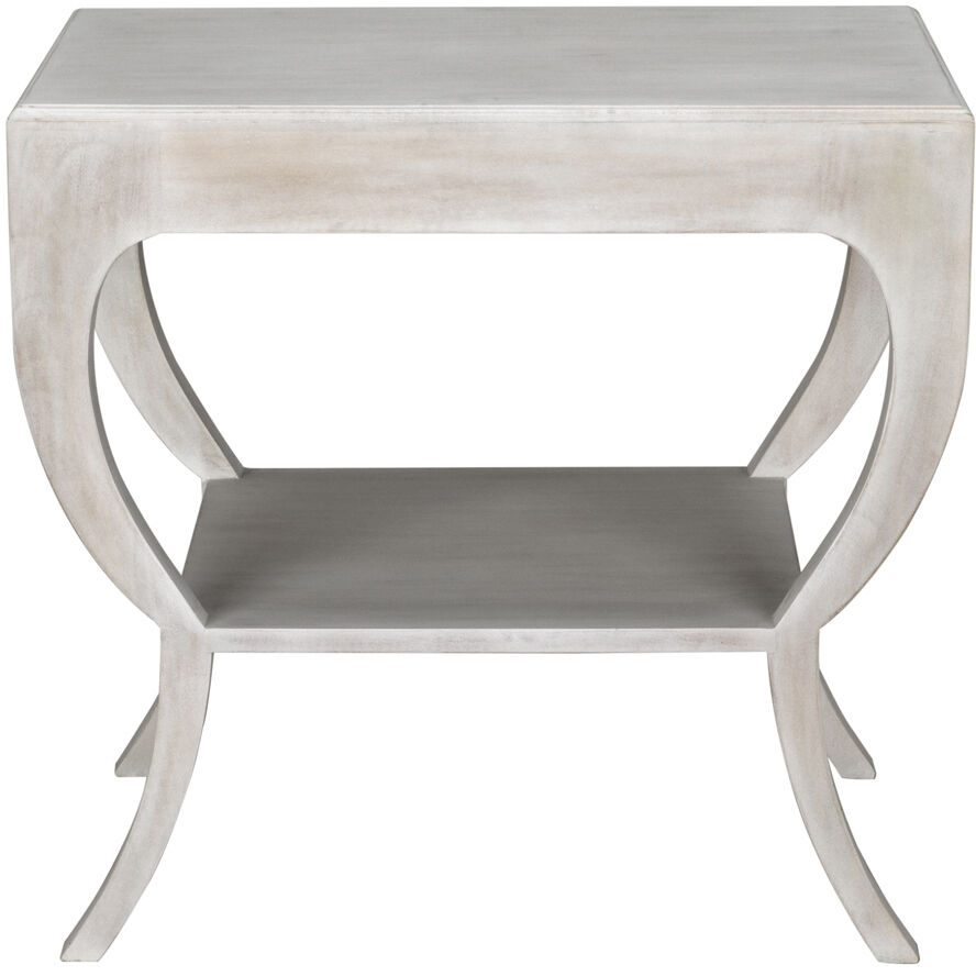 Maude 30 X 28.5 inch White Wash Side Table
