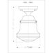 Vaughn 1 Light 6 inch Matte Black Flush Mount Ceiling Light