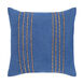 San Leandro Bay 22 X 22 inch Dark Blue/Tan Pillow Cover, Square