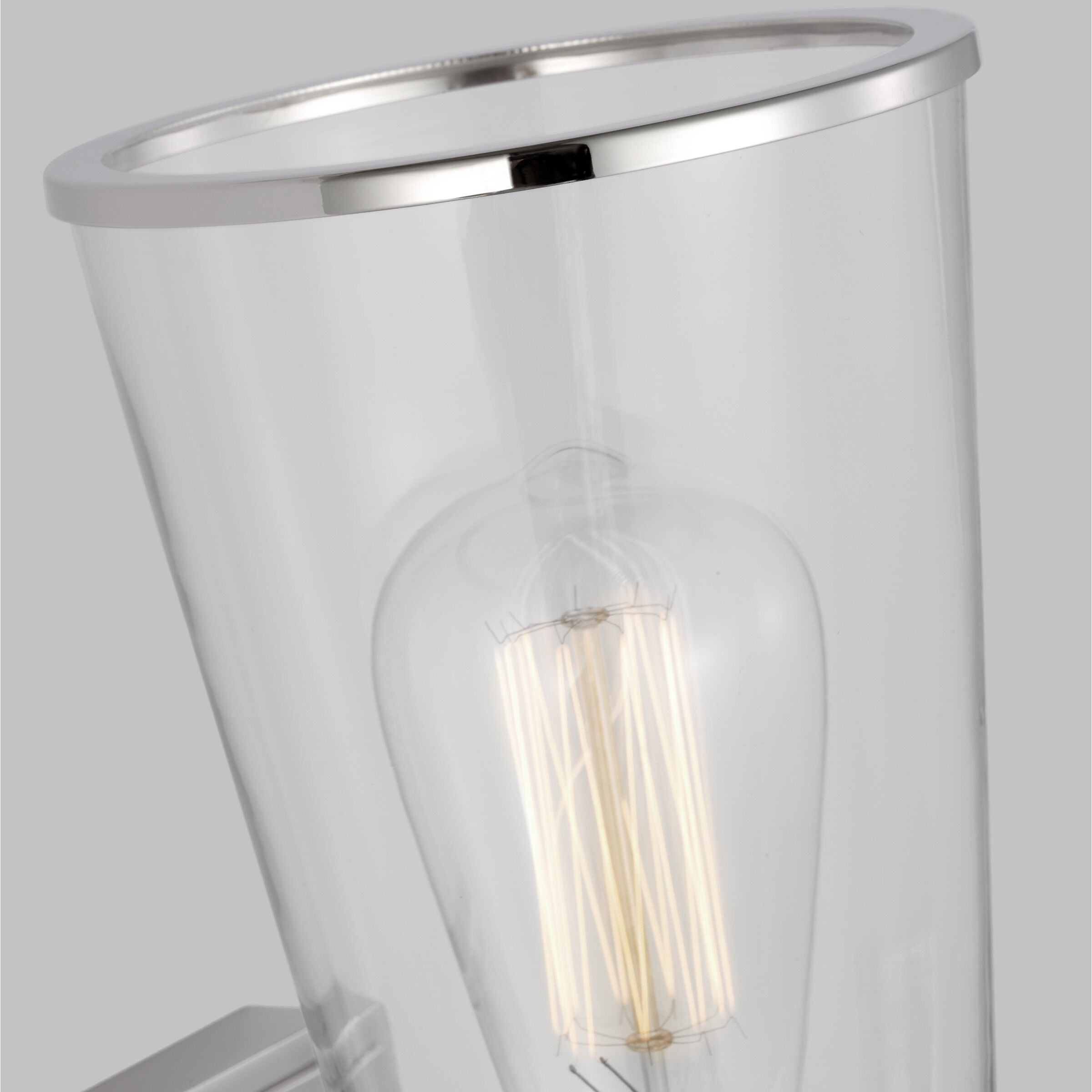 C&M by Chapman & Myers Alessa 2 Light 5 inch Polished Nickel Bath Vanity Wall Sconce Wall Light