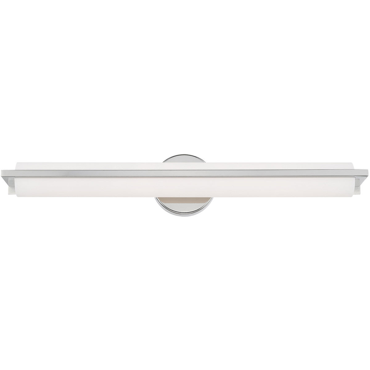 Visby LED 4 inch Polished Chrome ADA Bath Vanity Wall Light 