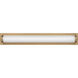 Weston LED 28 inch Satin Brass Vanity Light Wall Light
