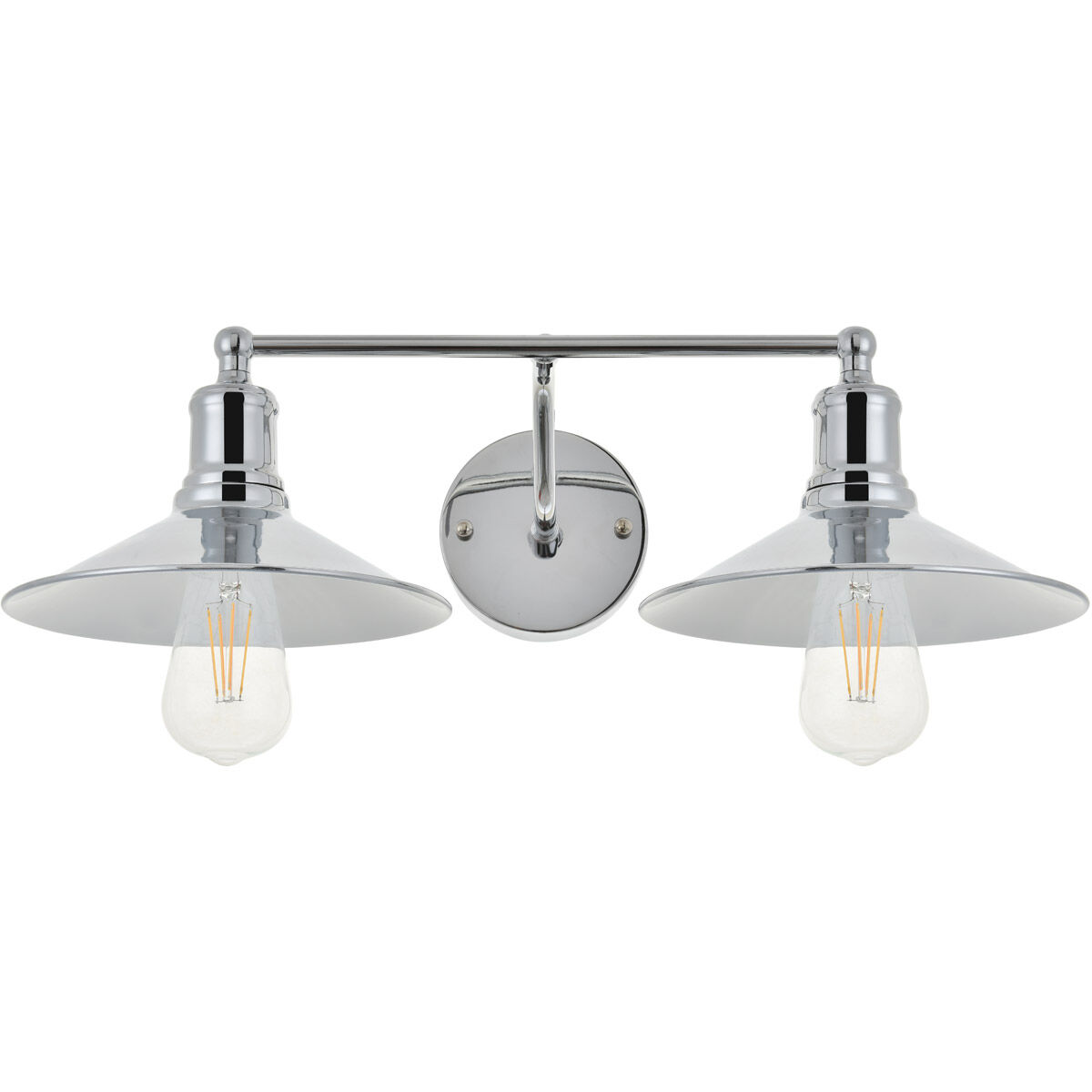 Etude 2 Light 21 inch Chrome Wall Sconce Wall Light