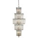 Bevilacqua 18 Light 27 inch Silver Leaf Chandelier Ceiling Light, Large