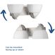 Appeal 2 Light 14.63 inch Brushed Nickel Bath Vanity Wall Light