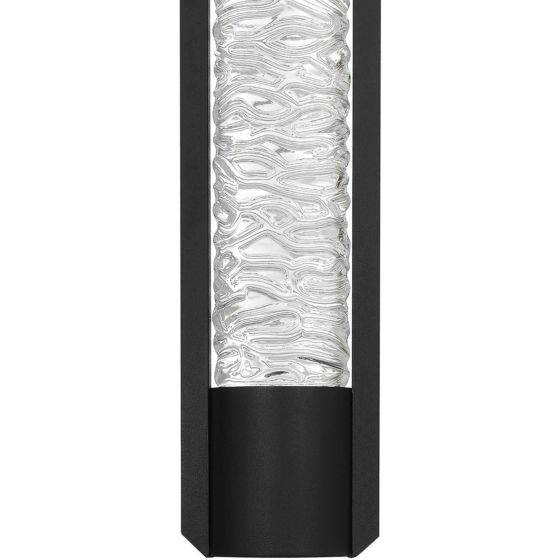 Tig LED 14 inch Sand Black Outdoor Wall Sconce