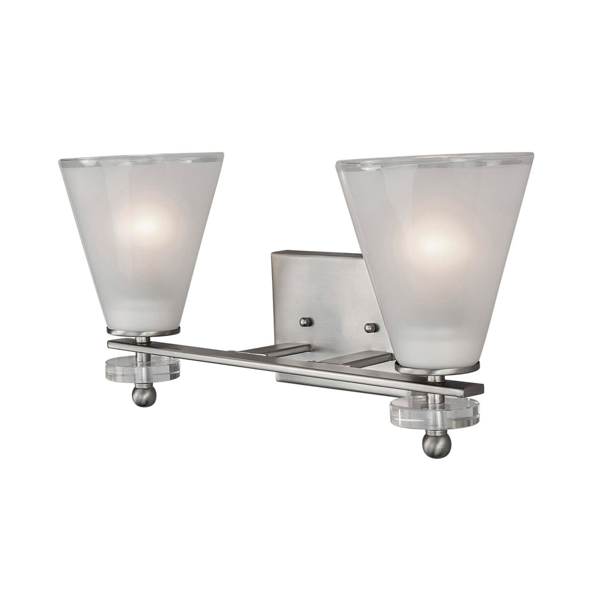 Signature 2 Light 18 inch Brushed Nickel Vanity Light Wall Light