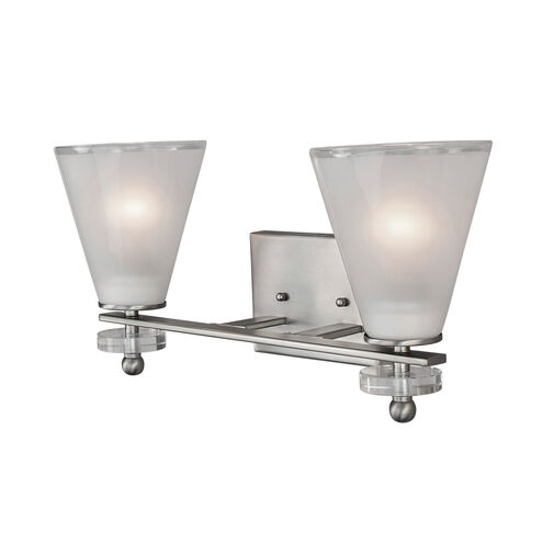 Signature 2 Light 18 inch Brushed Nickel Vanity Light Wall Light