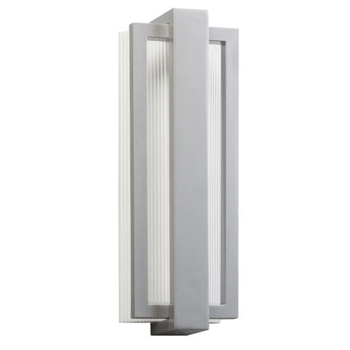 Sedo LED 18 inch Platinum Outdoor Wall, Medium