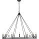 Dennison 16 Light 60.25 inch Matte Black Chandelier Ceiling Light