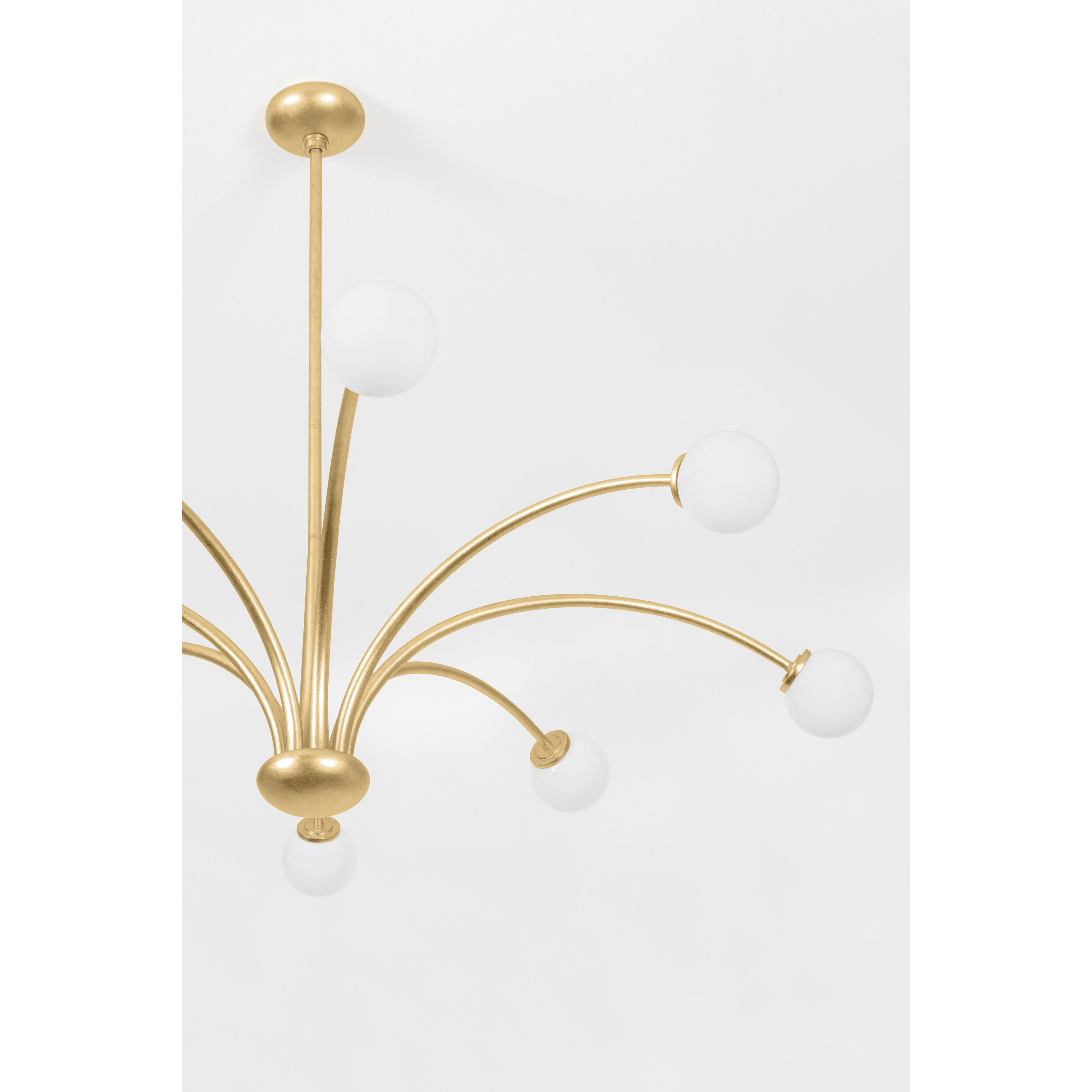 Orinda 8 Light 54.25 inch Vintage Gold Leaf Chandelier Ceiling Light