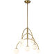 Alora Mood Fiona 7 Light 26.63 inch Brushed Gold Chandelier Ceiling Light