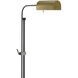 Hearst 59.5 inch 25 watt Oil Rubbed Bronze and Antique Brass Floor Lamp Portable Light