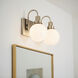 Hex LED 14.25 inch Champagne Bronze Bathroom Vanity Light Wall Light