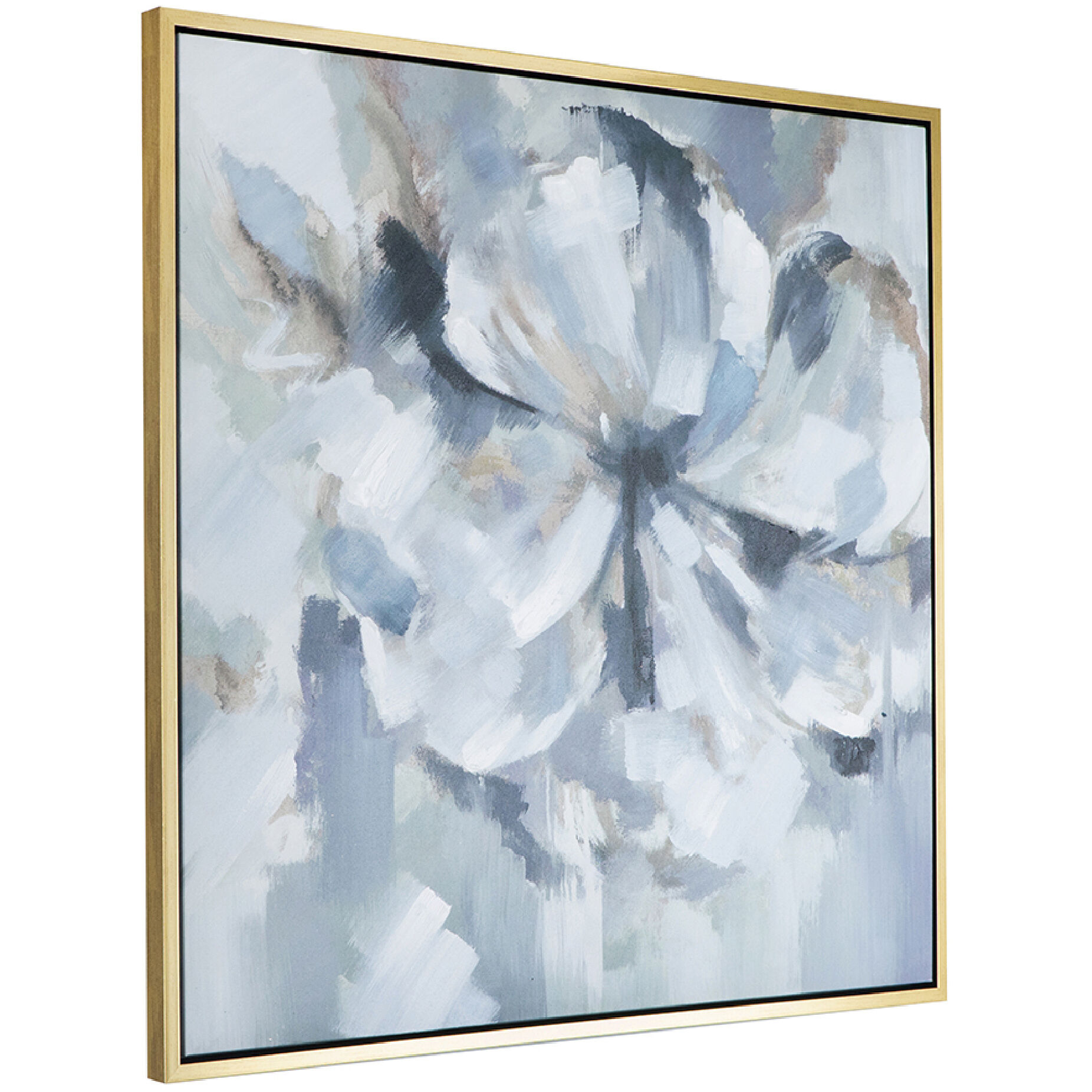 Summer Grey/Blue/Gold Wall Art