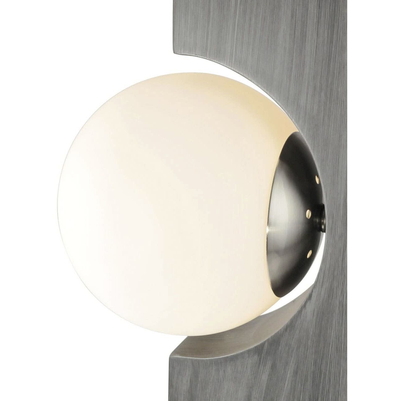 Incline 60.5 inch 40.00 watt Charcoal Gray and Brushed Nickel Floor Lamp Portable Light