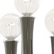 Kane 6 Light 5.25 inch Smokey Taupe with Polished Nickel Wall Sconce Wall Light in Smoky Taupe