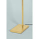 Highgrove 54.25 inch 9.00 watt Aged Brass Floor Lamp Portable Light