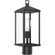 Cantley 1 Light 18.25 inch Matte Black Outdoor Post Mount Lantern Light