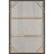 Obsidian I Black with Dark Blue Framed Wall Art