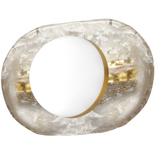 Velma LED 9 inch Aged Brass Vanity/Bath Bar Wall Light