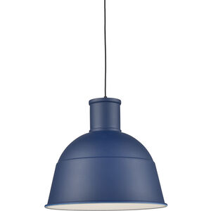 Irving 1 Light 22 inch Indigo Blue Pendant Ceiling Light