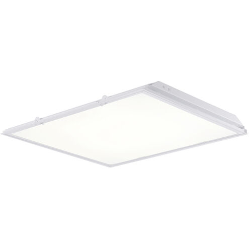 EnviroLite LED 24 inch White Troffer Ceiling Light, Shallow