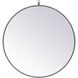 Eternity 28 X 28 inch Grey Wall Mirror in Gray
