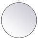 Eternity 28 X 28 inch Grey Wall Mirror