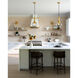 Alora Mood Delilah 1 Light 9.88 inch Brushed Gold Pendant Ceiling Light