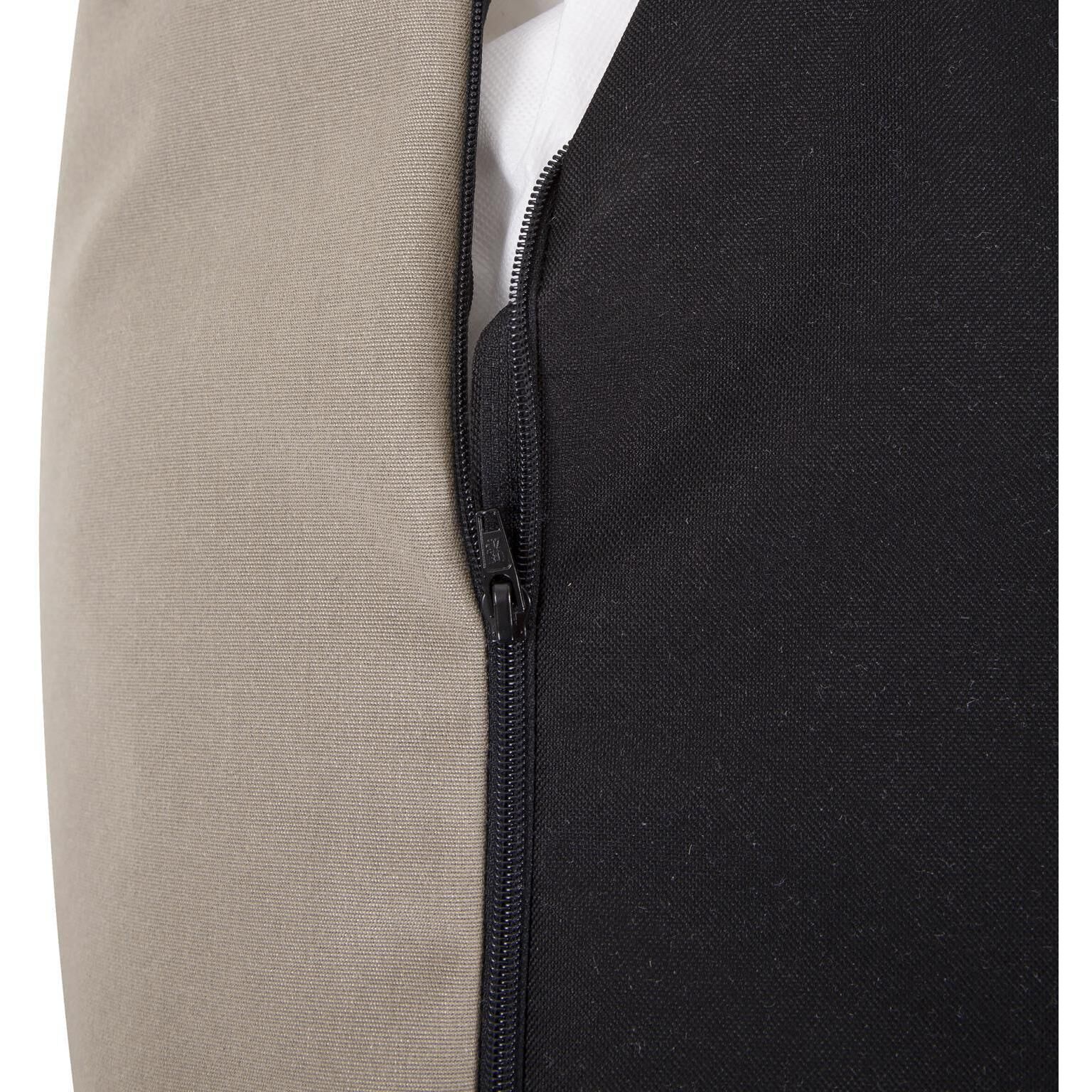 Seascape 18.25 inch Sand Outdoor Pouf Bench