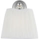 Amber Lewis Matos LED 10 inch Polished Nickel Sconce Wall Light