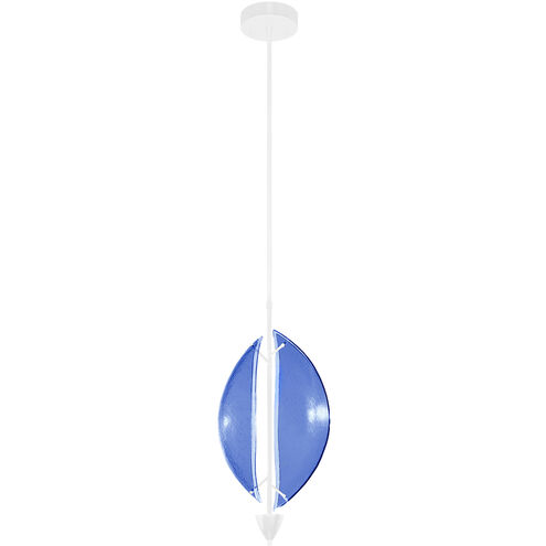 Embark 1 Light 11 inch White Pendant Ceiling Light