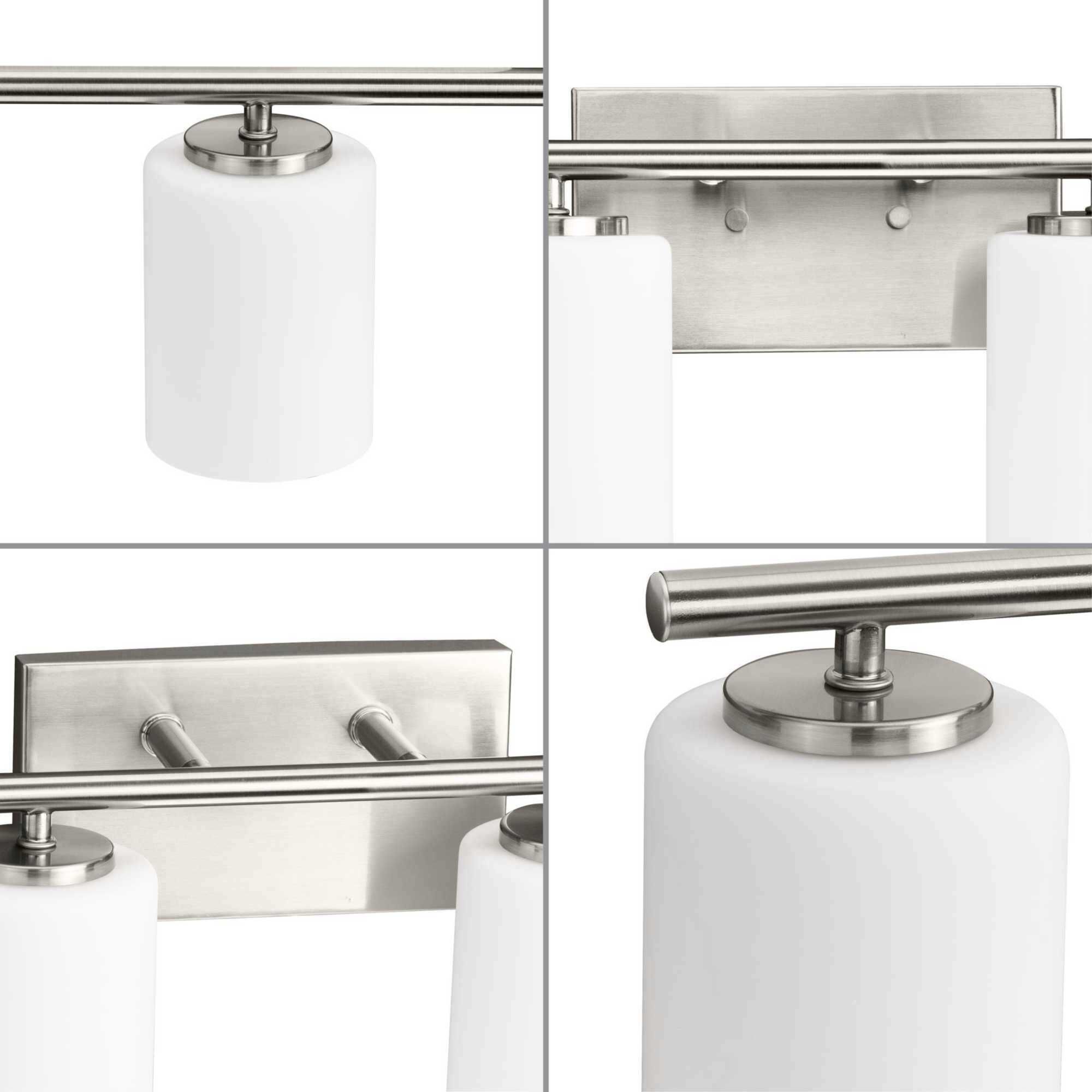 Replay 6 Light 48 inch Brushed Nickel Bath Vanity Wall Light