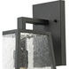 Meditterano 1 Light 16 inch Matte Black Outdoor Wall Sconce